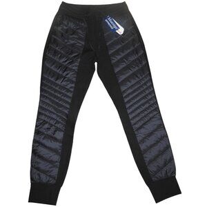 NWT Alp N Rock Vallon Water Repellent Quilted Joggers Black on Black Size Medium
